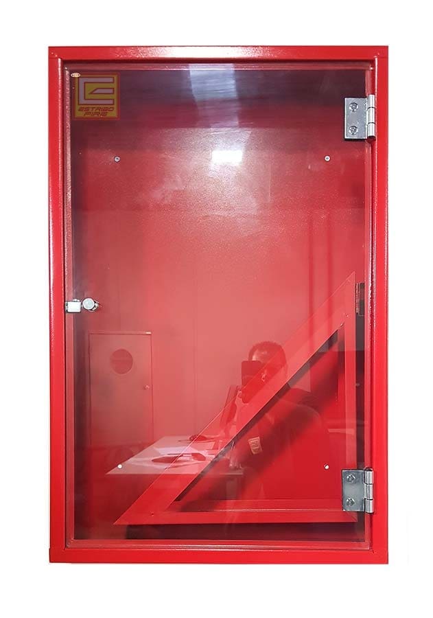 Abrigo para mangueira tampa vidro sobrepor