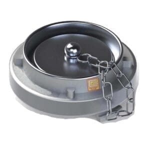 Tampão cego com corrente em Alumínio