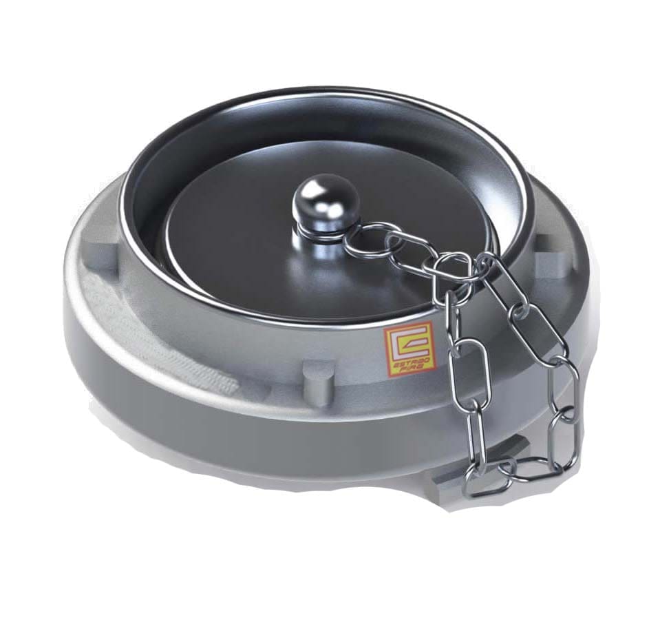 Tampão cego com corrente em Alumínio