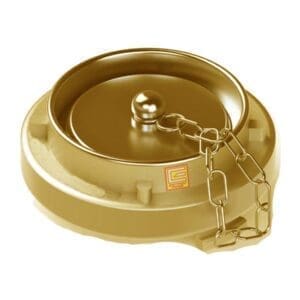 Tampão cego com corrente em Latão